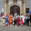 rijem sudionika FolkoFonije 2025. kod gradonačelnika Varaždina