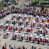 Varaždinski maturanti zaplesali Quadrillu na Kapucinskom trgu