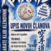 Karate klub Klenovnik poziva nove članove da im se pridruže u treninzima – prvi mjesec je besplatan